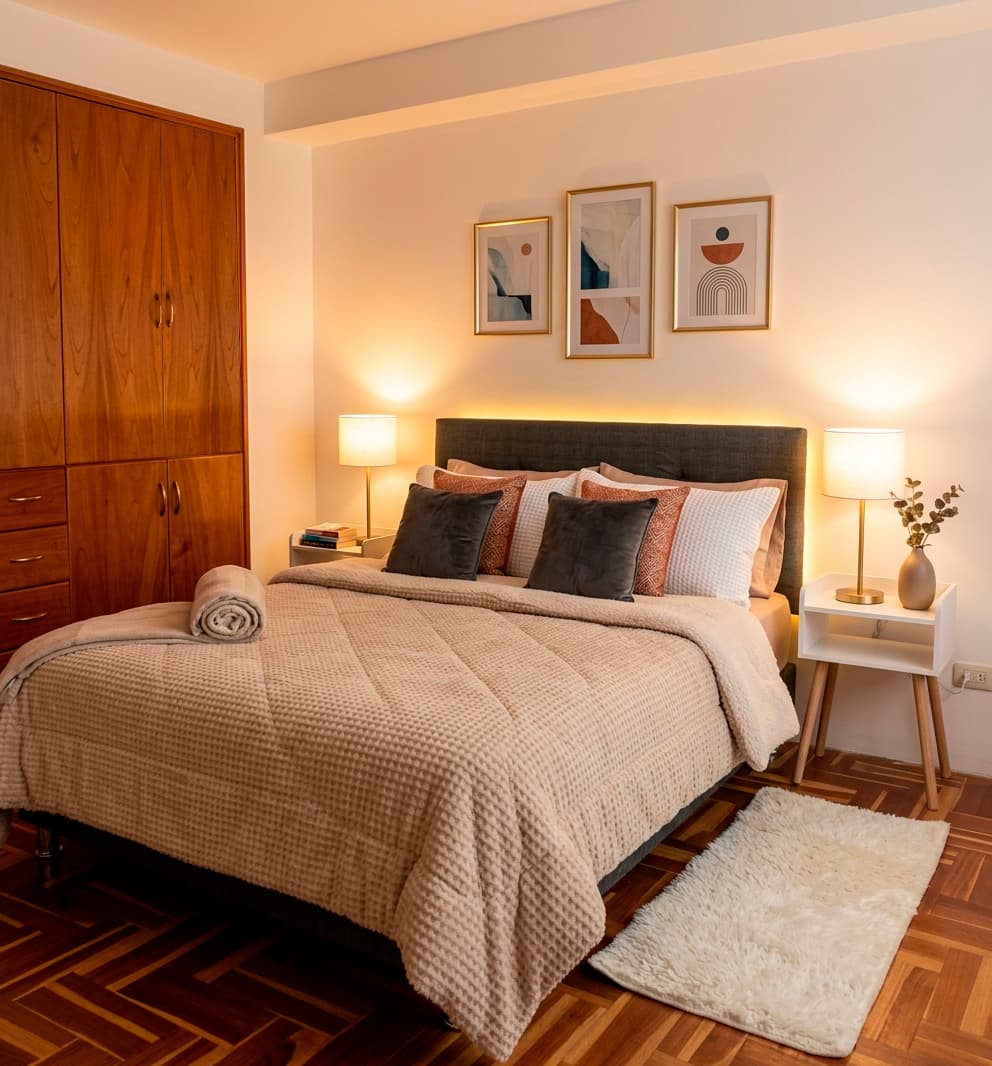 Dormitorio principal confortable en Cusco